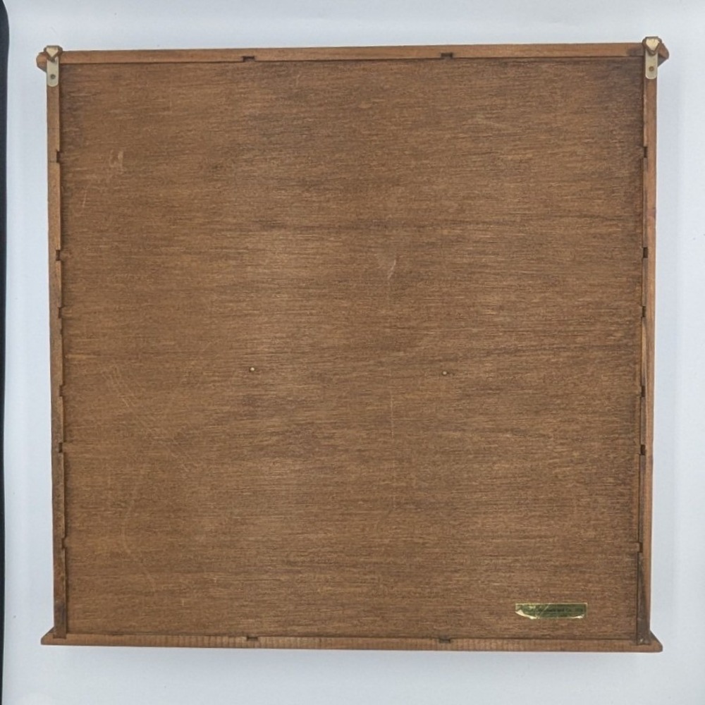 Vintage Sears Roebuck 1976 Japan Curio Cabinet Shadow Box Display Case 16.5x17" - Picture 6 of 12